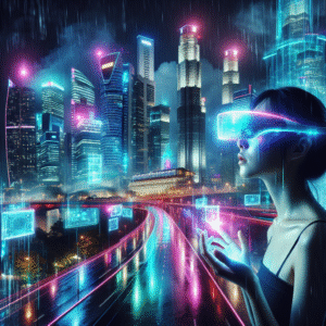 Neon Nexus: Augmented Reality Visor